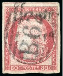 Stamp of Colonies françaises » Colonies Francaise Collections et Lots ANNULATIONS DE 1859 à 1886: Un ensemble attrayant