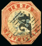 Stamp of India » Used Abroad CANCELLATIONS: 1854-1943 Attractive accumulation of