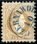 Stamp of Austria » Austrian Levant 1850-1910, CANCELLATIONS ON AUSTRIA AND AUSTRIAN LEVANT: Attractive accumulation of 100's of mostly Austria Used Abroad cancellations