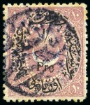 Stamp of Turkey 1867-1916, OTTOMAN CANCELLATIONS ON TURKISH ISSUES: Attractive accumulation of 100's of mostly Ottoman and Ottoman post office abroad cancels 