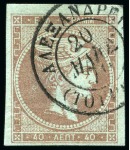 Stamp of Large Lots and Collections 1861-1950, CANCELLATIONS: Attractive mixed accumulation of 100's of mostly cancellations housed in one large stockbook