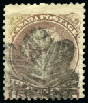 Stamp of Large Lots and Collections 1861-1950, CANCELLATIONS: Attractive mixed accumulation of 100's of mostly cancellations housed in one large stockbook