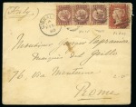 Stamp of Great Britain » British Post Offices Abroad CANCELLATIONS: 1850-1971 Attractive accumulation of more than 110 covers and cover fronts mostly with British Post Offices Abroad cancels