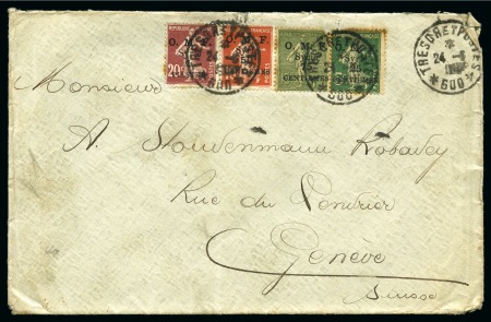 Stamp of Large Lots and Collections 1920-1970 LEBANON & SYRIA: Attractive accumulation of more than 160 covers or cover fronts