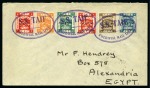 Stamp of Large Lots and Collections 1920-1970 LEBANON & SYRIA: Attractive accumulation of more than 160 covers or cover fronts
