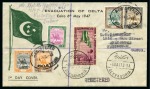 Stamp of Large Lots and Collections 1895-1990 WORLDWIDE: Attractive accumulation of more than 180 covers and cards