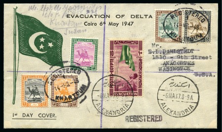 Stamp of Large Lots and Collections 1895-1990 WORLDWIDE: Attractive accumulation of more than 180 covers and cards