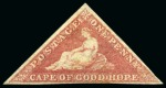 Stamp of South Africa » Cape of Good Hope 1853-1902, Mostly used collection on album pages, with Triangulars incl. Woodblock