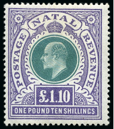 Stamp of South Africa » Natal 1902-09, KEVII mint & used collection on album pages incl. high values and Specimens