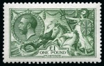 Stamp of Great Britain » King George V » 1913-19 Seahorse Issues 1913 Waterlow 2s6d, 5s, 10s & £1 Seahorses mint og