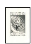 Stamp of United Nations » UNO New York 1958-70 Group of 9 unadopted handpainted essays, approximately A4 size