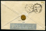 Stamp of Great Britain » 1840 Mulreadys & Caricatures 1841 (May 8) 2d Mulready envelope with "Webb, L'pool" advertising imprint on backflap