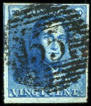 Stamp of Belgium » Belgique. 1849 Epaulettes - Émission Oblitérations de perception ouvertes au 1 juillet 1849 sur les Epaulettes : 273 exemplaires