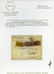 Stamp of France EQUATEUR : Deux lettres avec Type SAGE sur page d'exposition