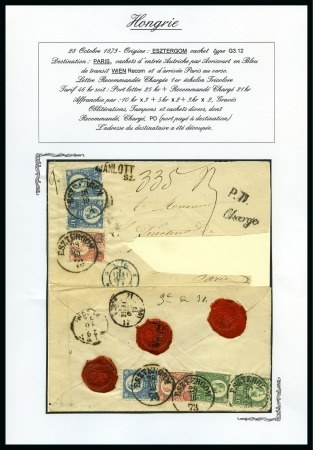 Stamp of Hungary 1871 Engraved issue: Exceptional selection of 77 items