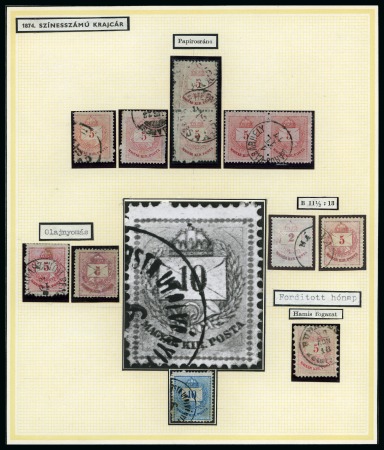 Stamp of Hungary 1874-85 ENVELOPE ISSUE: Specialised collection on this