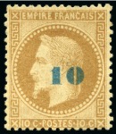 Stamp of France » Collections 1849-1970, Collection en album Davo avec nombreuses bonnes valeurs dont Yv. 2, 6, 9, 22 en paire TETE-BECHE (cert.), 24 en paire TETE-BECHE (cert.), 3