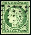 Stamp of France » Collections 1849-1970, Collection en album Davo avec nombreuses bonnes valeurs dont Yv. 2, 6, 9, 22 en paire TETE-BECHE (cert.), 24 en paire TETE-BECHE (cert.), 3