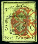 Stamp of Switzerland / Schweiz » Sammlungen 1845-1930, Kl. Auswahl meistens gebrauchte Marken mit