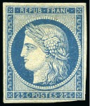 Stamp of France » Collections 1849 CERES Une exceptionnelle sélection de timbres