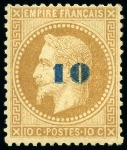 Stamp of France » Collections 1854-75, Exceptionnelle sélection de timbres classiques