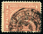 Stamp of Egypt » Egyptian Post Offices Abroad 1867-1960, CANCELLATIONS: Attractive accumulation of 100's of Egypt Used Abroad cancels on classic issues from 1867 to the 1950s