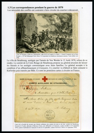 Stamp of France » Collections 1840-1949, Superbe collection d'exposition sur L'HISTOIRE