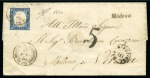 Stamp of Italian States » Sardinia 1855-62 20c Grey-blue tied by DA BOLOGNA AD ALESSANDRIA