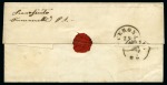 Stamp of Italian States » Sardinia 1855-62 20c Grey-blue tied by DA BOLOGNA AD ALESSANDRIA