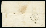 Stamp of Italian States » Sardinia 1855-62 20c Cobalt-green tied by CUNEO 14 AGO 1855