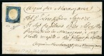 Stamp of Italian States » Sardinia 1855-62 20c Cobalt-green tied by CALLIANO 13 LUG 1857