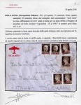 Stamp of Italy » Italian Occupations WWII » Ionian Islands 1941 10c brown(5) and two 30c brown tied by ARGOSTOLION