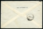 Stamp of Italy » Italian Occupations WWII » Ionian Islands 1941 25c Green(2) and 50c lilac tied by ARGOSTOLION