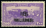 Stamp of Egypt » Collections 1860-1960 Attractive and valuable collection neatly presented on black stock pages and housed in large ring binder