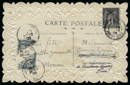 Stamp of France » Collections 1862-1905, 140 lettres oblitérées