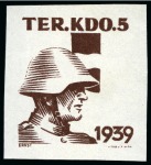 Stamp of Large Lots and Collections 1914-45 SOLDATENMARKEN: Sehr gut ausgebaute Sammlung