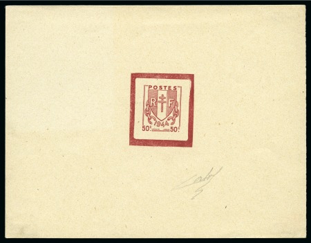 Stamp of France » Collections 1945-1947, jolie collection sur le thème "chaines brisées"