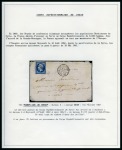 Stamp of France L'utilisation du 20c Empire Non dentelé en Poste MilitaireBel