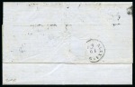 Stamp of Austria » Austrian Levant 1863 3So Green, vertical STRIP OF FIVE tied by LLOYD AGENZIE SMIRNE 