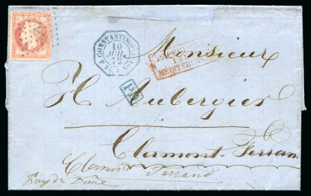 Stamp of Large Lots and Collections 1860-1918 SHIP MAIL Specialised collection on 14 album