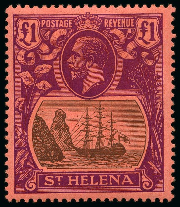 Stamp of St. Helena 1876-1934, Mostly mint collection on album pages incl. 1922-27 Wmk Script CA set to 15s