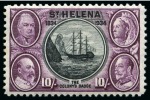 Stamp of St. Helena 1876-1934, Mostly mint collection on album pages incl. 1922-27 Wmk Script CA set to 15s