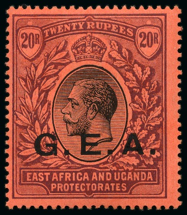 Stamp of Tanganyika 1916-22, Mint collection incl. 1917-21 1c to 20R set incl. blocks of four for many values up to 4R