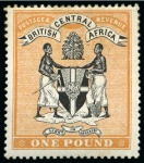 Stamp of Nyasaland » British Central Africa 1891-1904, Mint collection on album pages incl. 1891-95 set to £2 (the £2 unused) with extras incl. £1 used cert. RPS