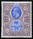 Stamp of Sierra Leone 1859-1933, Mostly mint collection on album pages incl. 1912-21 set to £5 and 1921-28 set to £5