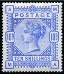 Stamp of Great Britain » Collections 1840-1948, Attractive mostly mint collection in a stockbook incl. high values