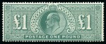 Stamp of Great Britain » Collections 1840-1948, Attractive mostly mint collection in a stockbook incl. high values