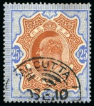 Stamp of India » Collections, Lots etc. 1865-1940, Mint & used collection in 2 stockbooks