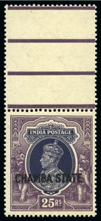 Stamp of India » Collections, Lots etc. 1887-1948, CONVENTION STATES mint & used collection with many scarce stamps and sets