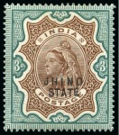 Stamp of India » Collections, Lots etc. 1887-1948, CONVENTION STATES mint & used collection with many scarce stamps and sets